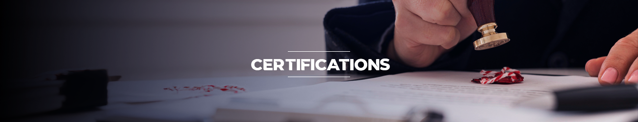 Certification
